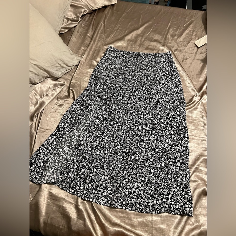 Floral A-Line Skirt
